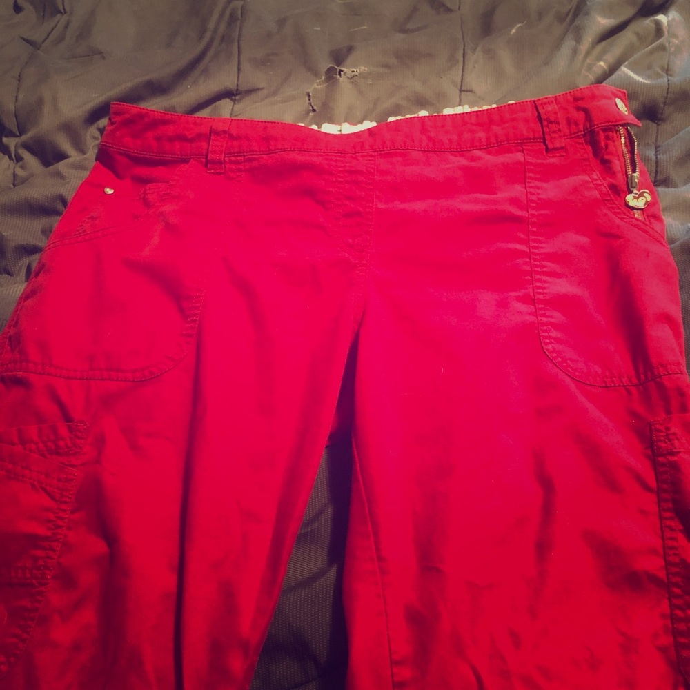 Koi red scrub pants